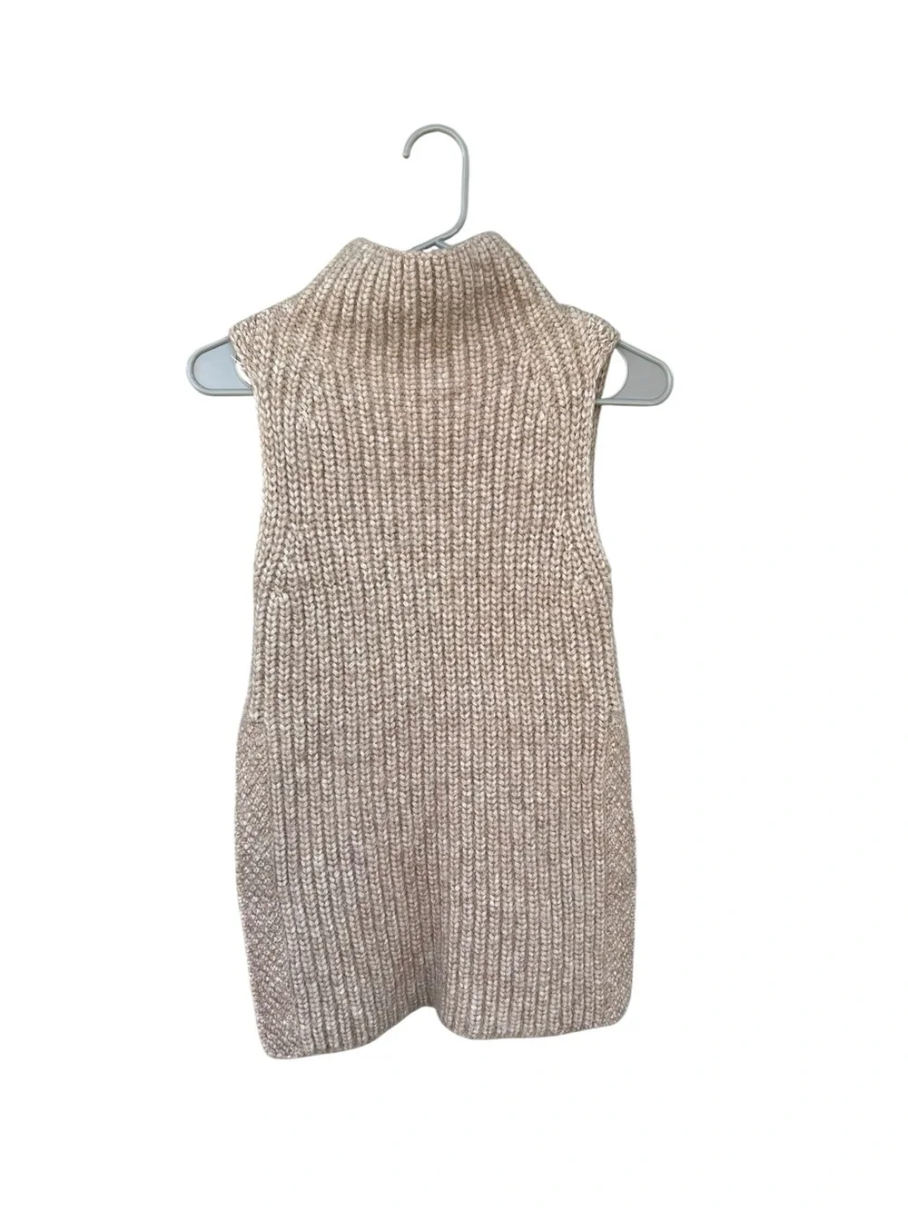 Aritzia Wilfred Durandal Sleeveless Mockneck Sweater - Size XXS - Italian Wool